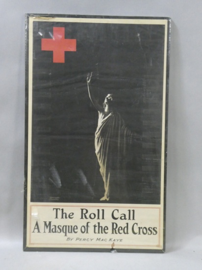 WWI Roll Call A Masque of The Red Cross Poster by Percy Mackaye & Arnold Genthe