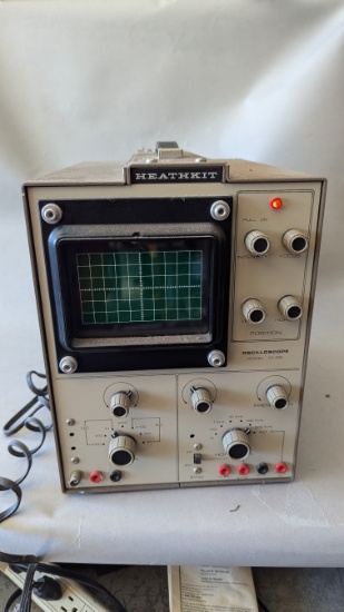 Vintage Heathkit Oscilloscope Model 10-102