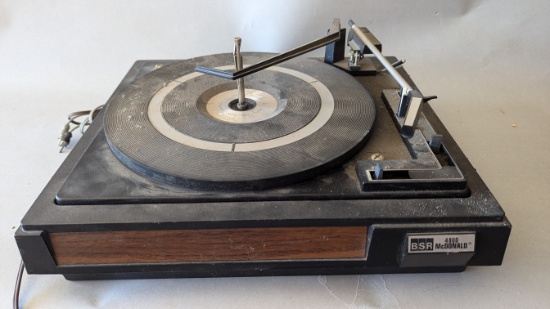 BSR 4800 McDonald Record Player Turntable
