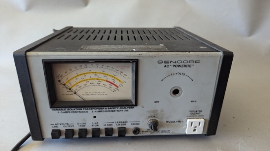 SENCORE PR-57 AC POWERITE Variable Isolated AC Bench Supply