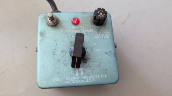Staco Energy Type 3PN171 Variable Autotransformer