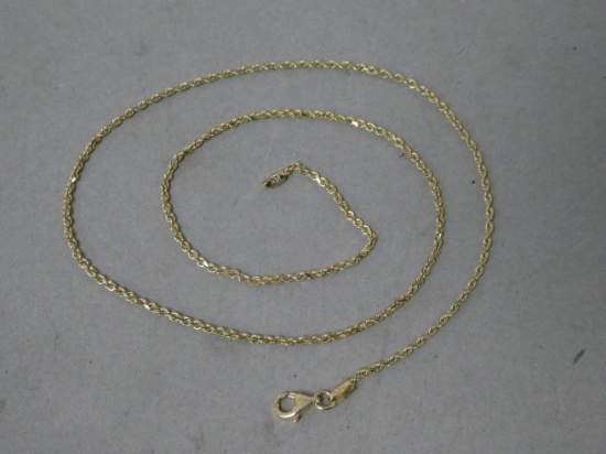 Vintage 14k Gold Necklace 3 Grams