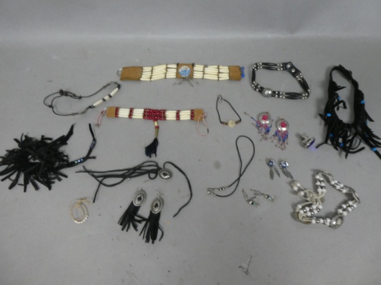 Large Lot Southwestern Native Indian Vintage Jeweler