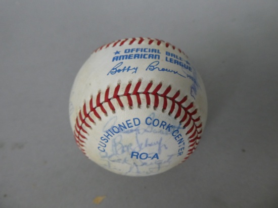1984-94 Detroit Tigers Baseball Autographed Official Ball