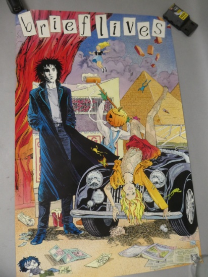 1993 Neil Gaiman Sandman Brief Lives Poster