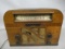 Philco Art Deco Model 40-145 Oak Wood Table Top Tube Radio