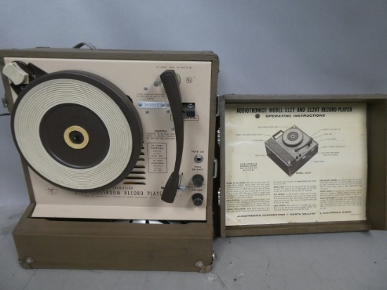 Audiotronics All Transistor 312T Classroom Record Player