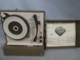 Audiotronics All Transistor 312T Classroom Record Player