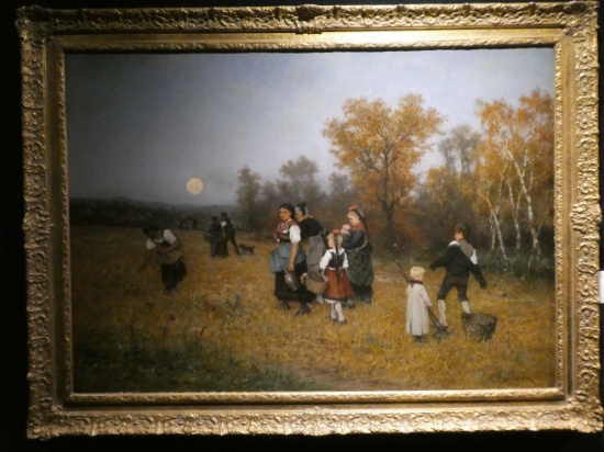 (C)Karl Breitbach Homeward Bound Oil Painting