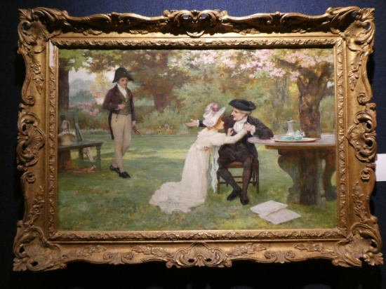 Sydney Muschamp Forgive Me Oil Painting