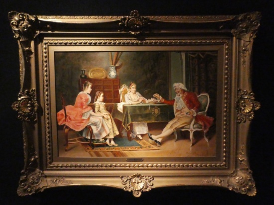 Henry Madroza The Visitor Oil Painting