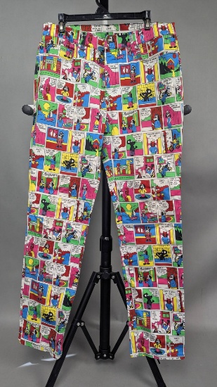 Moschino Couture Comic Print Pants