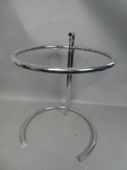 Mid-Century Eileen Gray Modern chrome Adjustable End Table