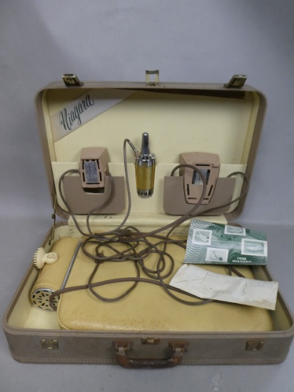 c1950's Niagara Dual Thermo-Cyclopad Heat & Massage Kit