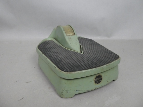 Antique Green Porcelain Cast Iron Detecto Lowboy Bathroom Scale Art Deco