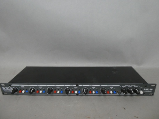 Rolls RM216 3 Zone Mixer Rack Mount