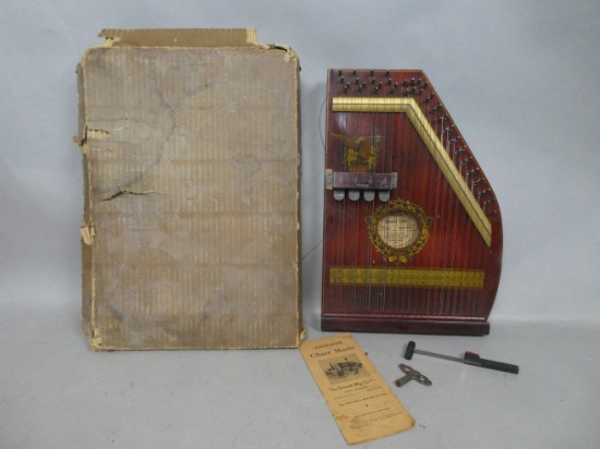 c1910 Antique Felix Schmidt Mandolin Guitar Zither