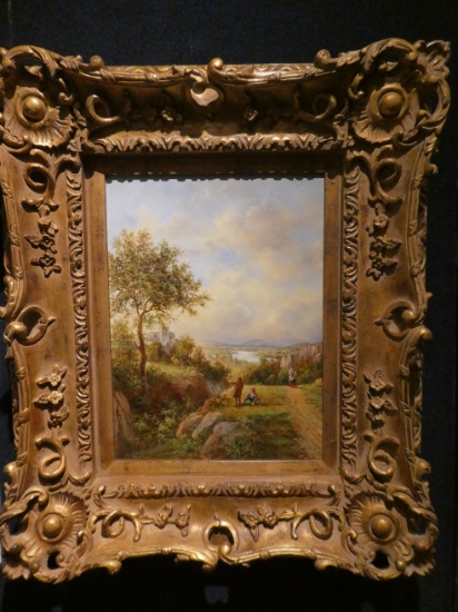 Eleonore Guinther Country Landscape Oil Painting