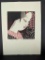 Japanese Etching Young Beauty by Ryo Shintomura 1960