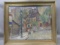 1951 Signed Impressionist View Lapin Agile Paris Watercolor Painting