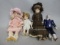 Lot 4 Porcelain Dolls Armand Marseille 370 1998 Alice Dohmeyer etc