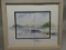 Signed Sarah Malin Sailboat Watercolor Painting