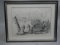 1938 Signed Kaiser Rockport Massachusetts Pencil Drawing