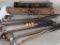 Lot of Assorted Vintage Golf Clubs & Balls with Canvas and Leather Bags