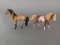 Breyer Set of 2 Horse Figurines with Paint and Buckskin Patterns