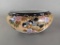 Japanese Ceramic Bowl with Floral and Bird Motif