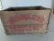 Webelows Beverages Shawano WI Wooden Crate with Handles