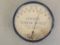 Cooley Cheese Boxes Advertising Thermometer 7 Inch Diameter