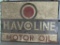 Havoline Motor Oil Metal Advertising Sign