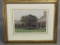 Watercolor by Ernest Arthur Rowe Depicting Cloister at New College Oxford