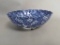 Chinese Blue and White Porcelain Bowl with Floral Motif