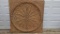 Ornate Circular Relief Panel with Floral and Scroll Details