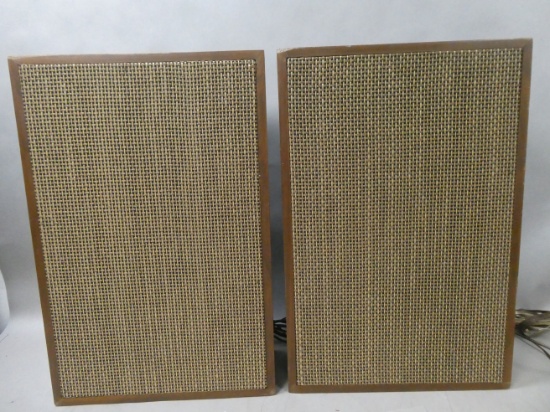 Pair Vintage Silvertone Model 7428 Speaker Enclosures