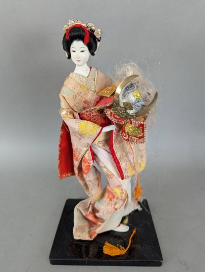 Japanese Nishi Doll Yaegakihime Princess Figurine on Base