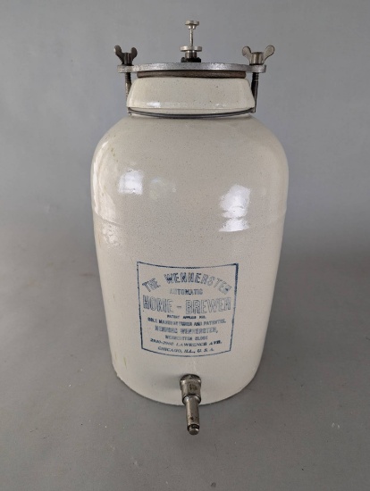Vintage Wennersten Automatic Home Brewer Stoneware Beer Crock