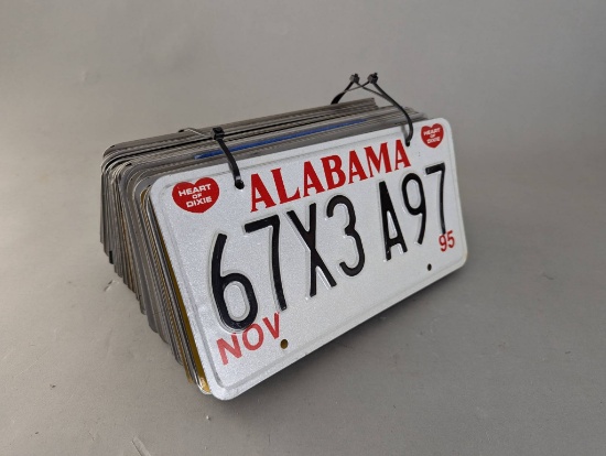 Complete Collection of License Plates from All 50 USA States