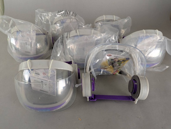 7 Disney Toy Story Buzz Lightyear Light-Up Helmets New