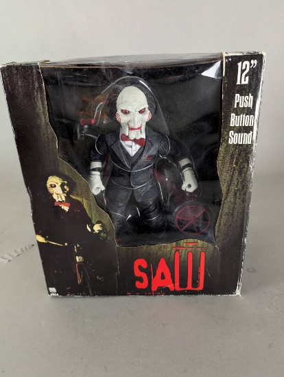 NECA 12 Inch Saw Figure with Push Button Sound Feature New