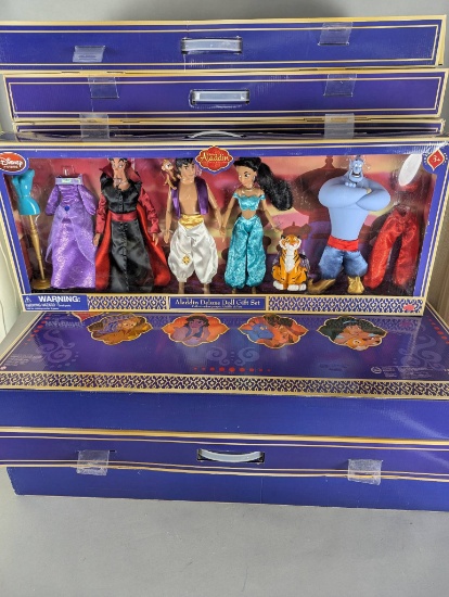 15 Aladdin Deluxe Doll Gift Sets New in Packaging