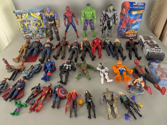 Marvel Action Figures and Related Toys Large Lot