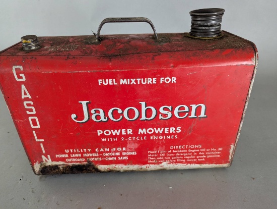 Jacobsen Gasoline Can for Power Mowers with 2 Cycle Engines