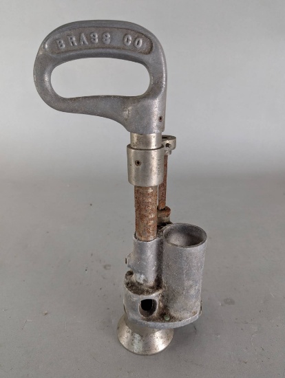 Vintage Metal Milk Bottle Capper with Specialty Handle