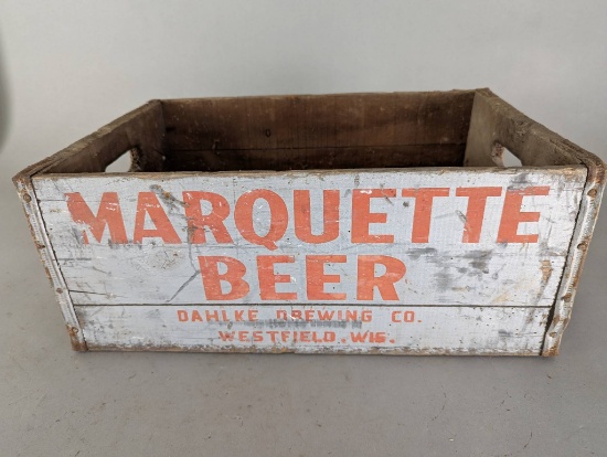 Marquette Beer Dahike Brewing Co Westfield Wooden Crate