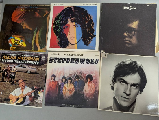 Vinyl Records Featuring Various Artists and Genres Lot of 24