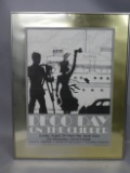 1982 Signed Henry Anthony Dovilas Deco Day on the Clipper Poster