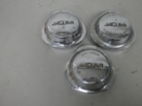 Set 3 Jaguar XKE E-Type Spinner Knock-off Wheel Caps